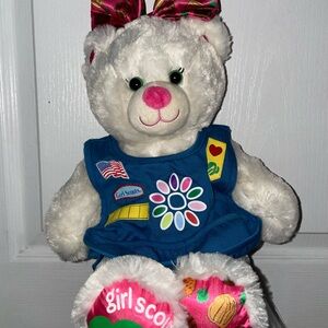Build-A-Bear Girl Scouts White Bear Vintage